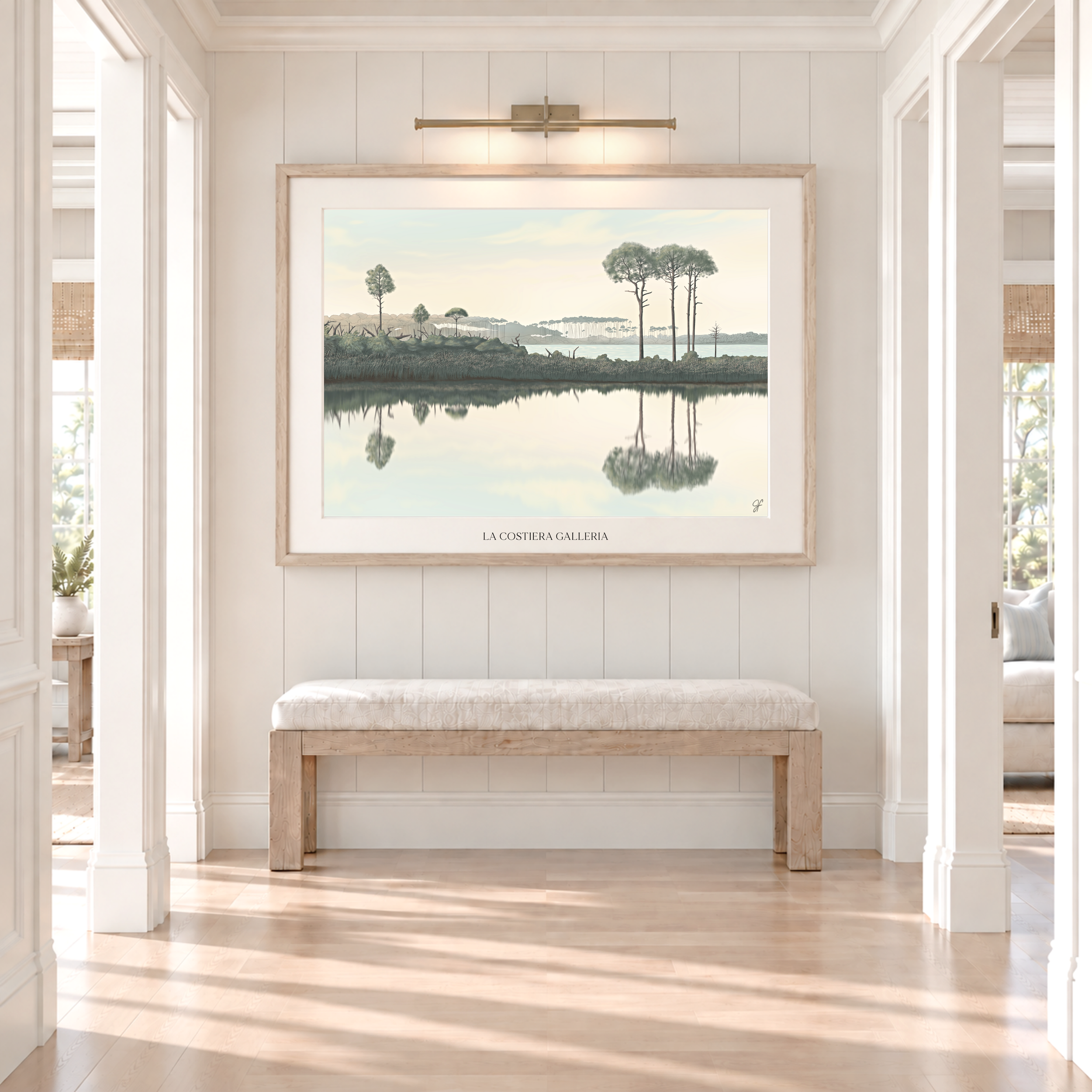 Grayton Beach Dune Lakes | Classic Illustration