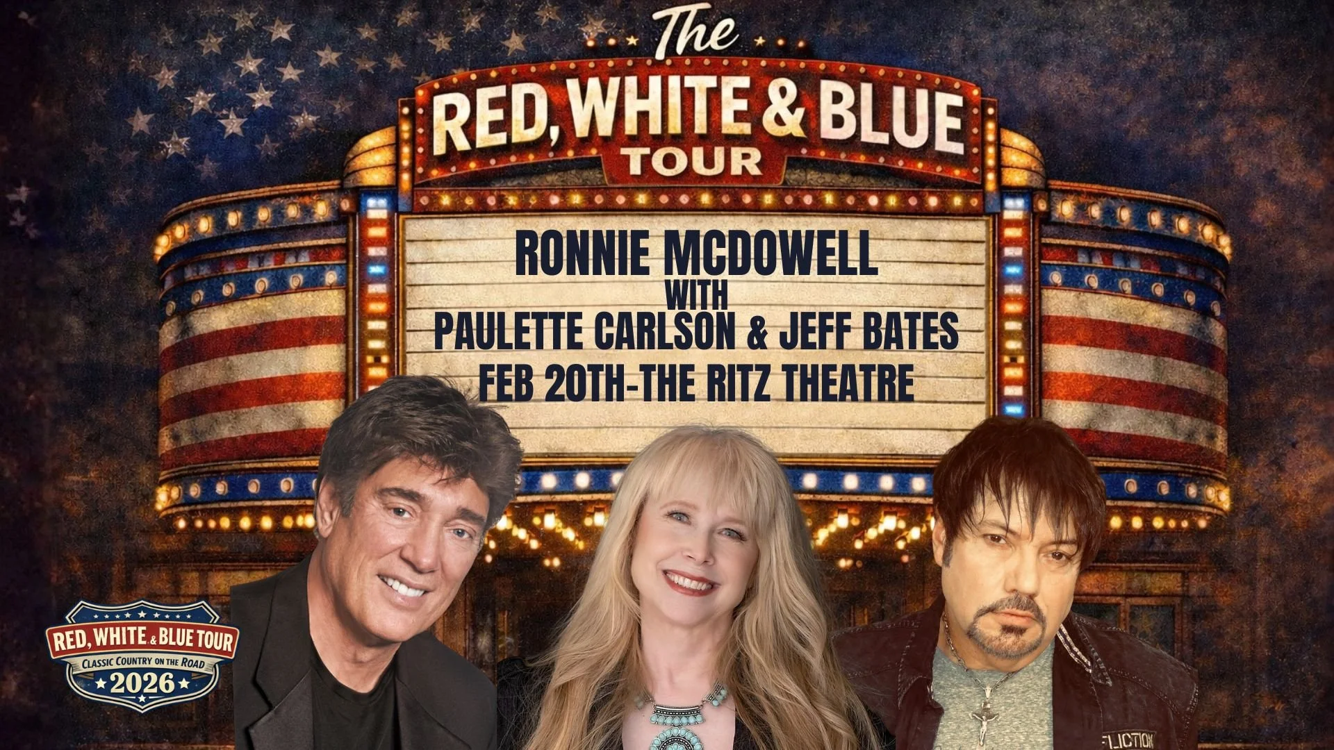 The Red, White, & Blue Tour starring Ronnie McDowell 