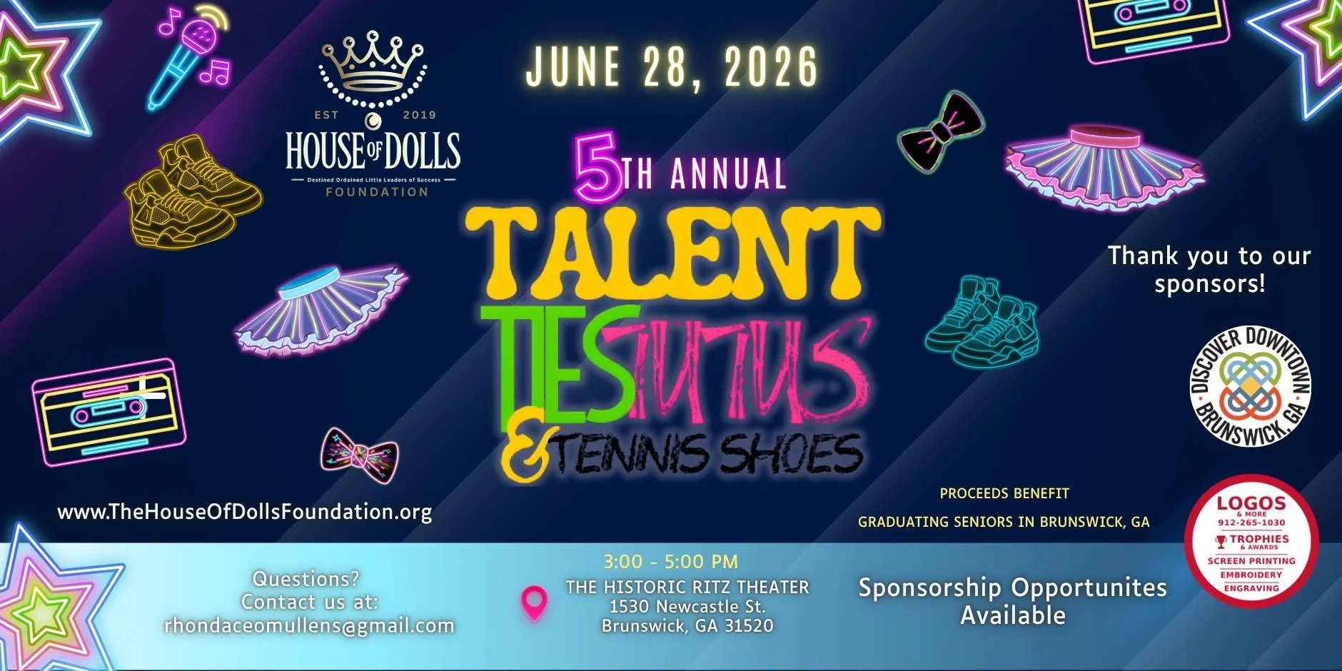 5th Annual "Talent Ties, Tutus, & Tennis Shoes" presented by House of Dolls 