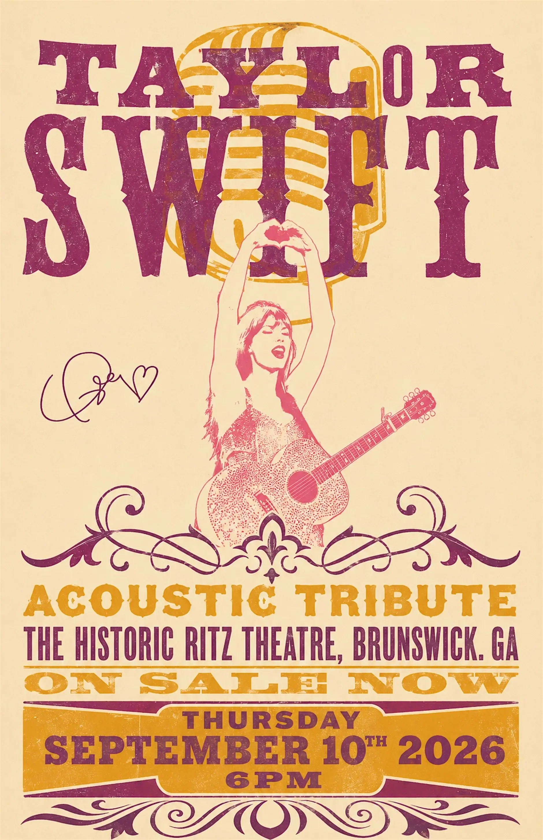 Taylor Swift Acoustic Tribute @ The Historic Ritz Theatre