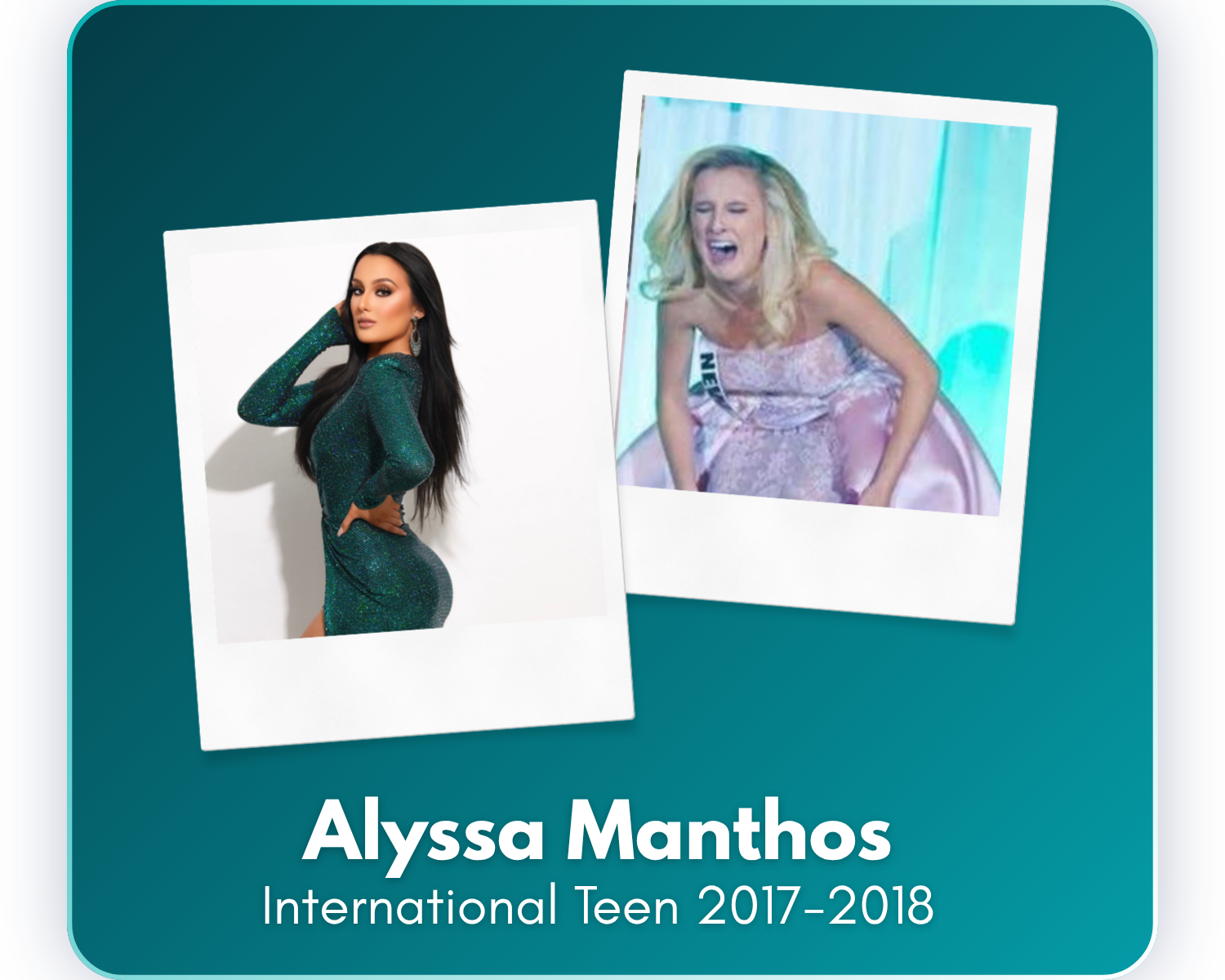 Since her reign as International United Miss Teen, Alyssa has earned her Bachelor's degree in Science Education magna cum laude and built a successful career in coaching and youth development. She has coached nationally ranked athletes, represented G