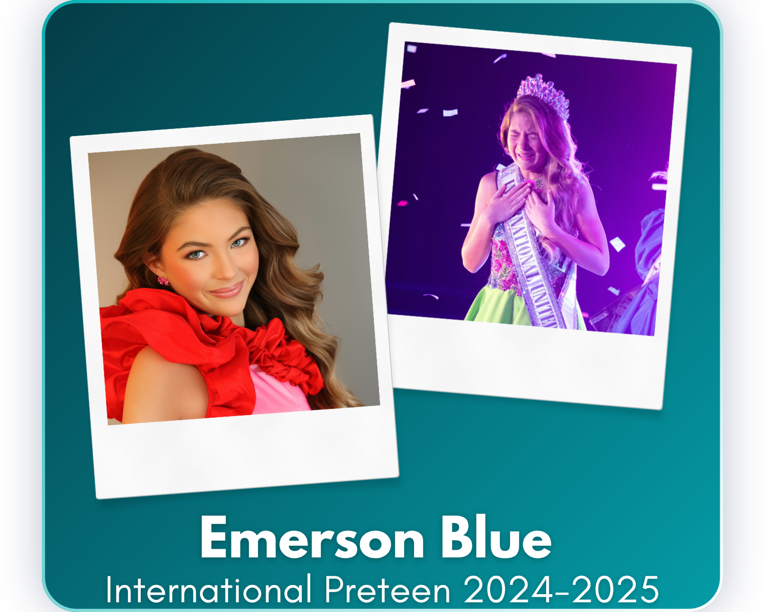 Exploring the world and continuing to use her voice to uplift others has kept Emerson busy. This past year was one for the record books: visiting Japan, graduating 8th grade and winning back to back state debate titles along with the National Congres