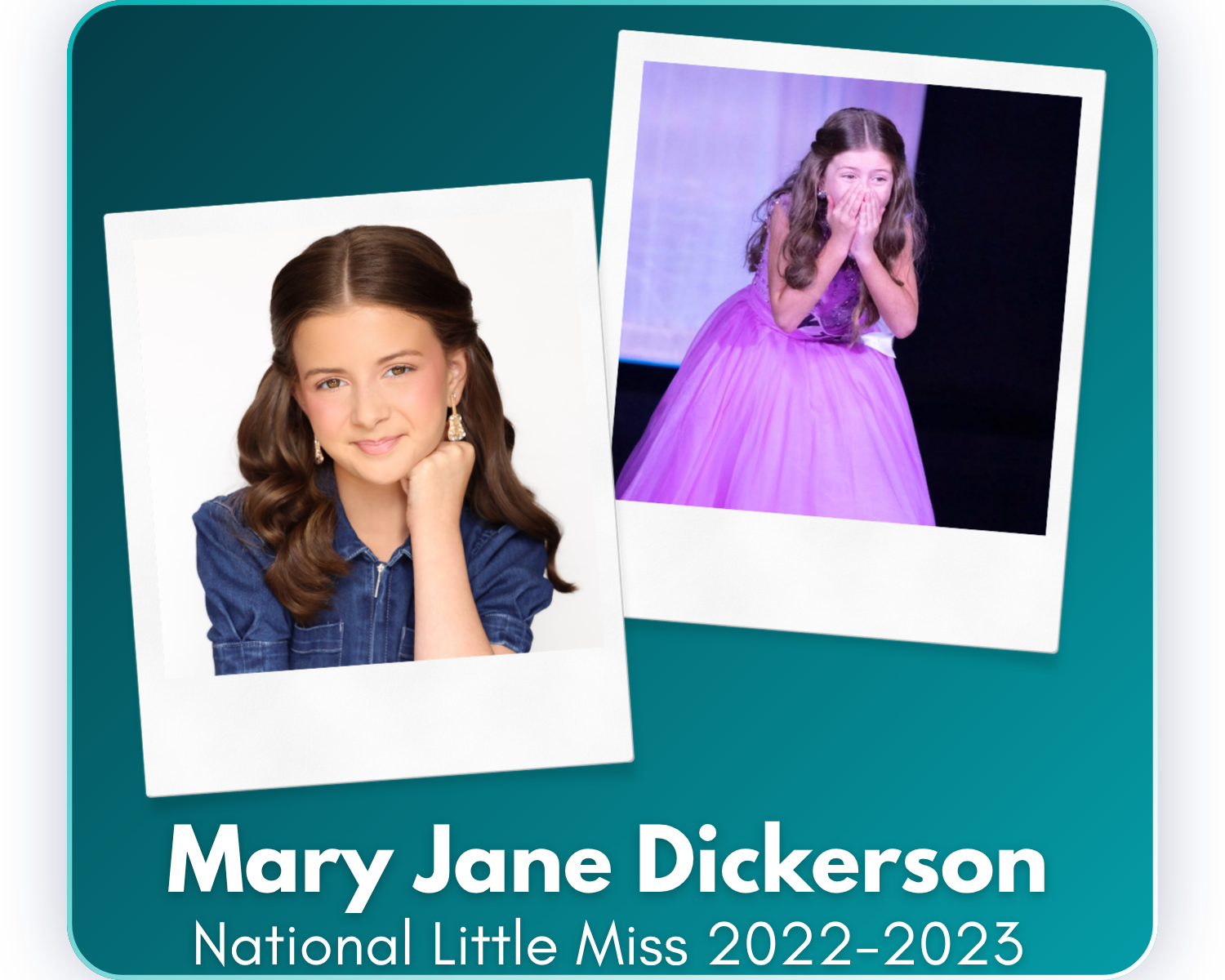 Since her reign as National United Little Miss 2022–2023, Mary Jayne has continued her advocacy through her initiative, Remember Me, with a goal of raising $10,000 for the Pat Summitt Foundation while providing memory boxes to individuals living with