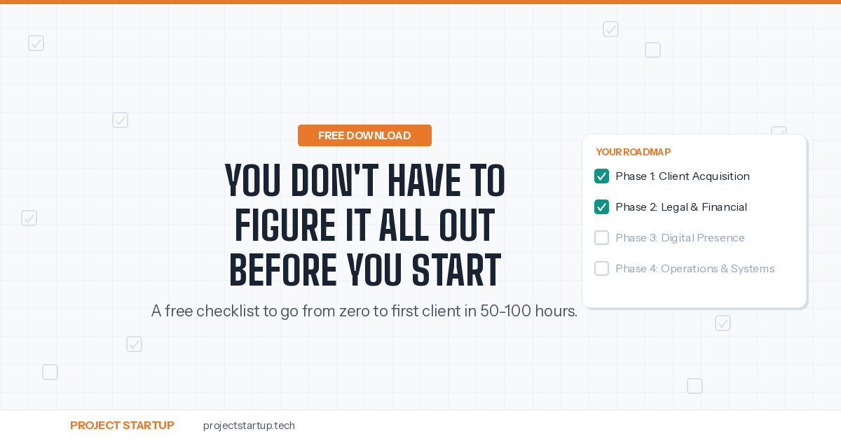 You Don't Have to Figure It All Out Before You Start a Company