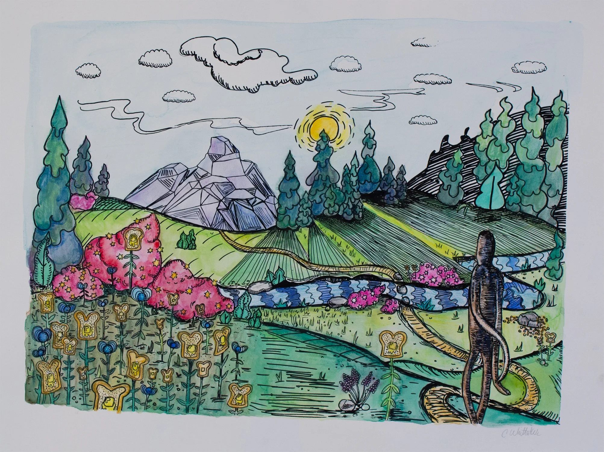 While walking through the valley of toast and butter, the Root man realizes that he is just a small part of a very large puzzle..jpg