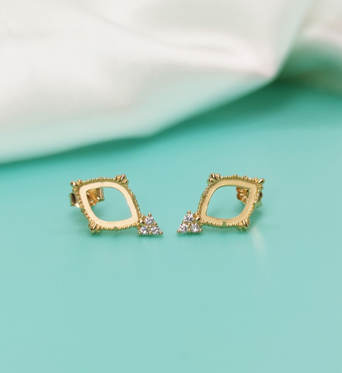 $60 - earrings, available in yellow gold