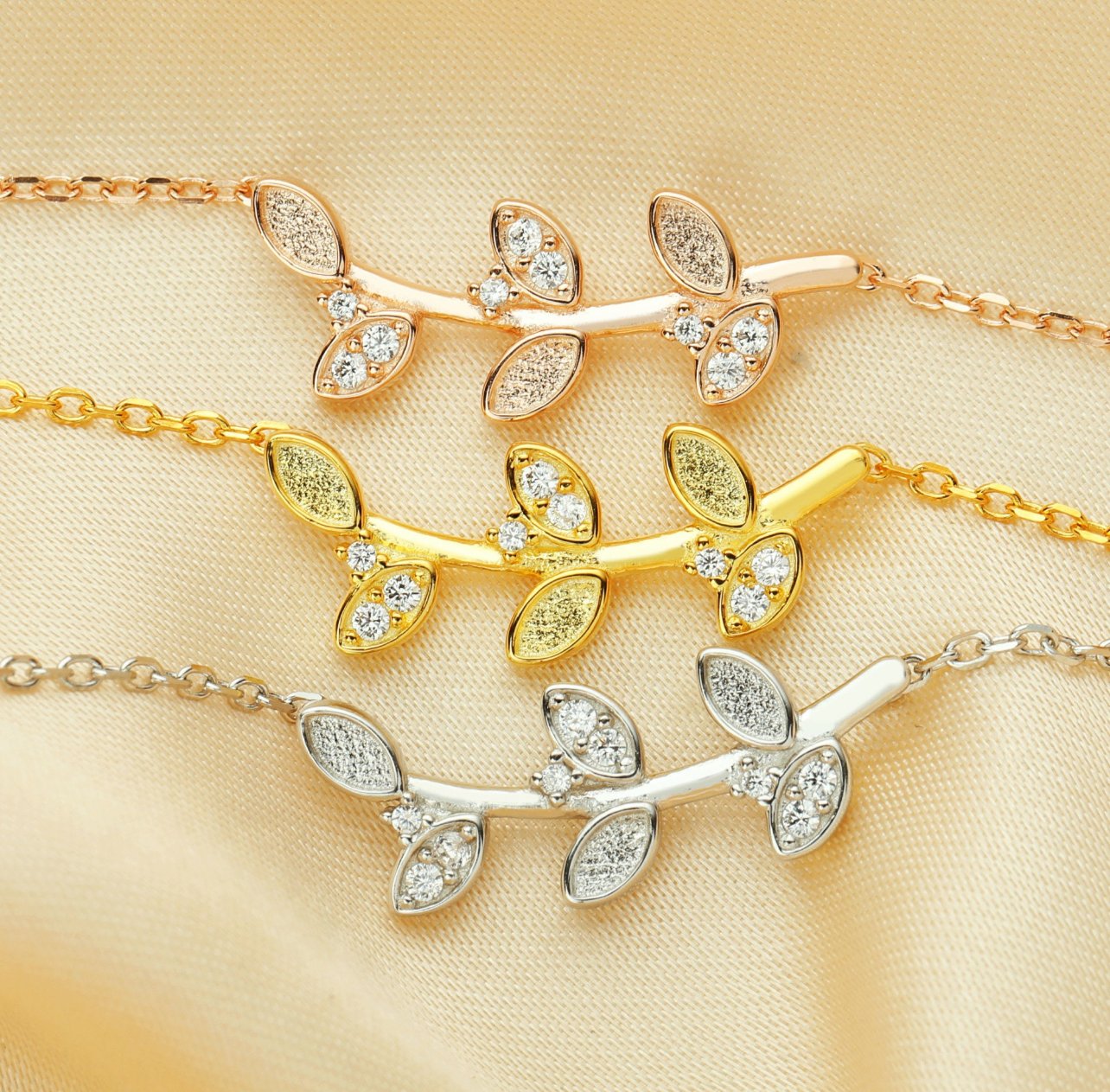 $60 - Necklaces! Available in sterling silver, rose gold and yellow gold.