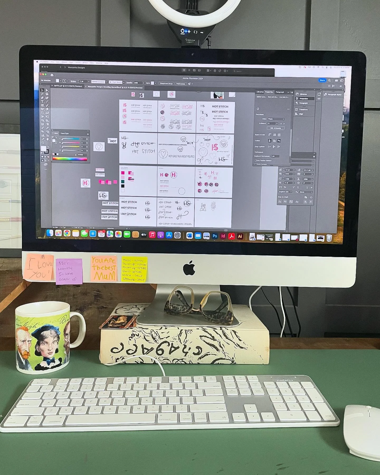 The chaos that my creativity makes. In all the art mediums I work in, they all have a slight unhinged feel during the creation process. That&rsquo;s normal, right?? 

#artist #wip #utahgraphicdesign #utahgraphicdesigner