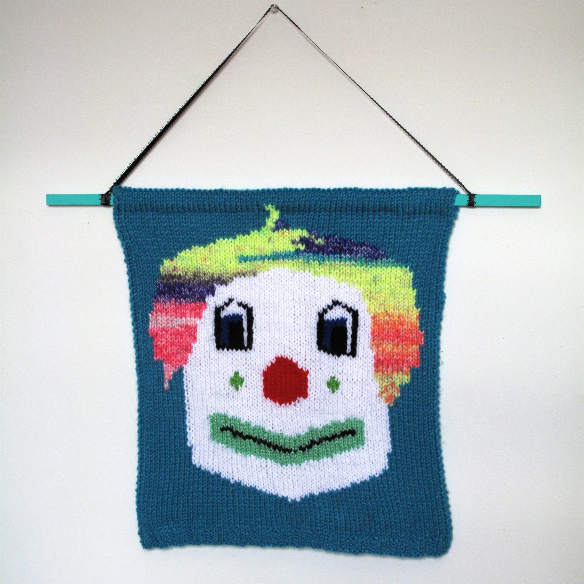 Clown Knit Wall Hanging