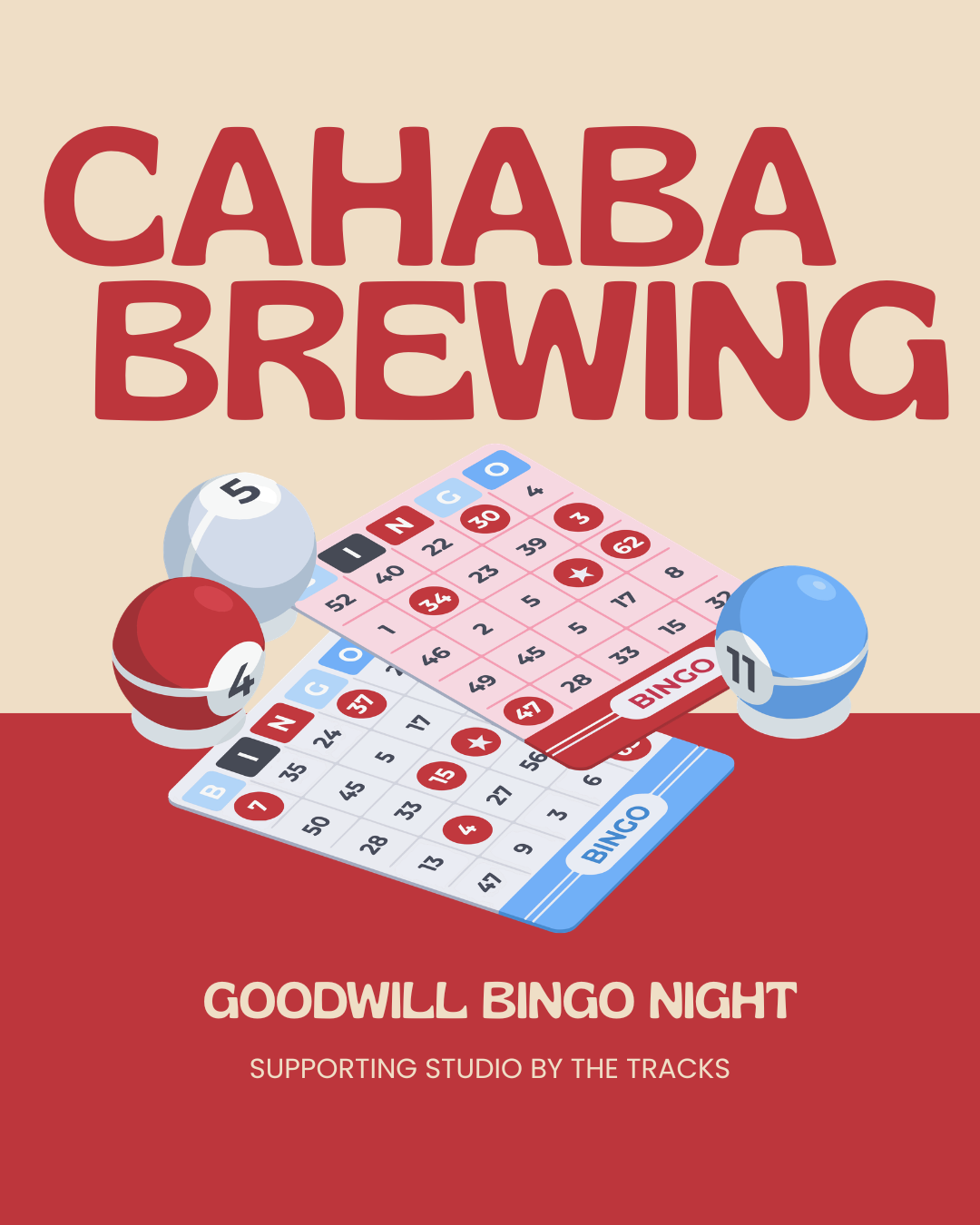 Cahaba Brewing Goodwill Bingo