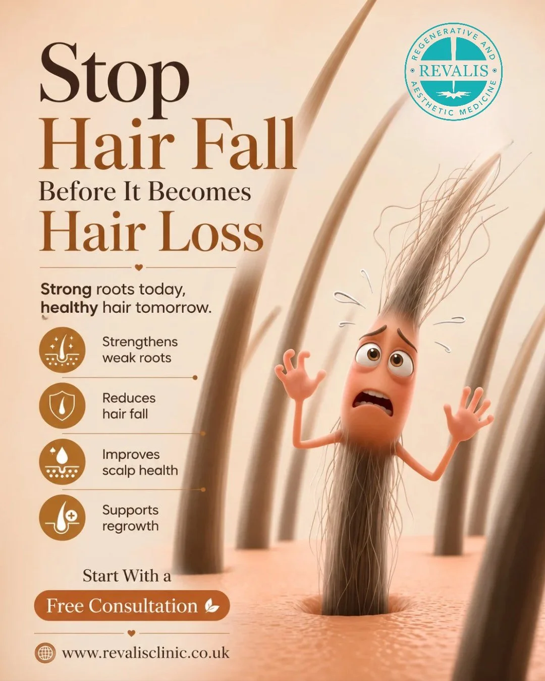Noticed a bit more hair on your brush lately? 🫣

It&rsquo;s super common to deal with hair fall, but the key is sorting it out before it turns into actual hair loss. Dr Natalia Perez and the team are here to help you strengthen weak roots, improve y