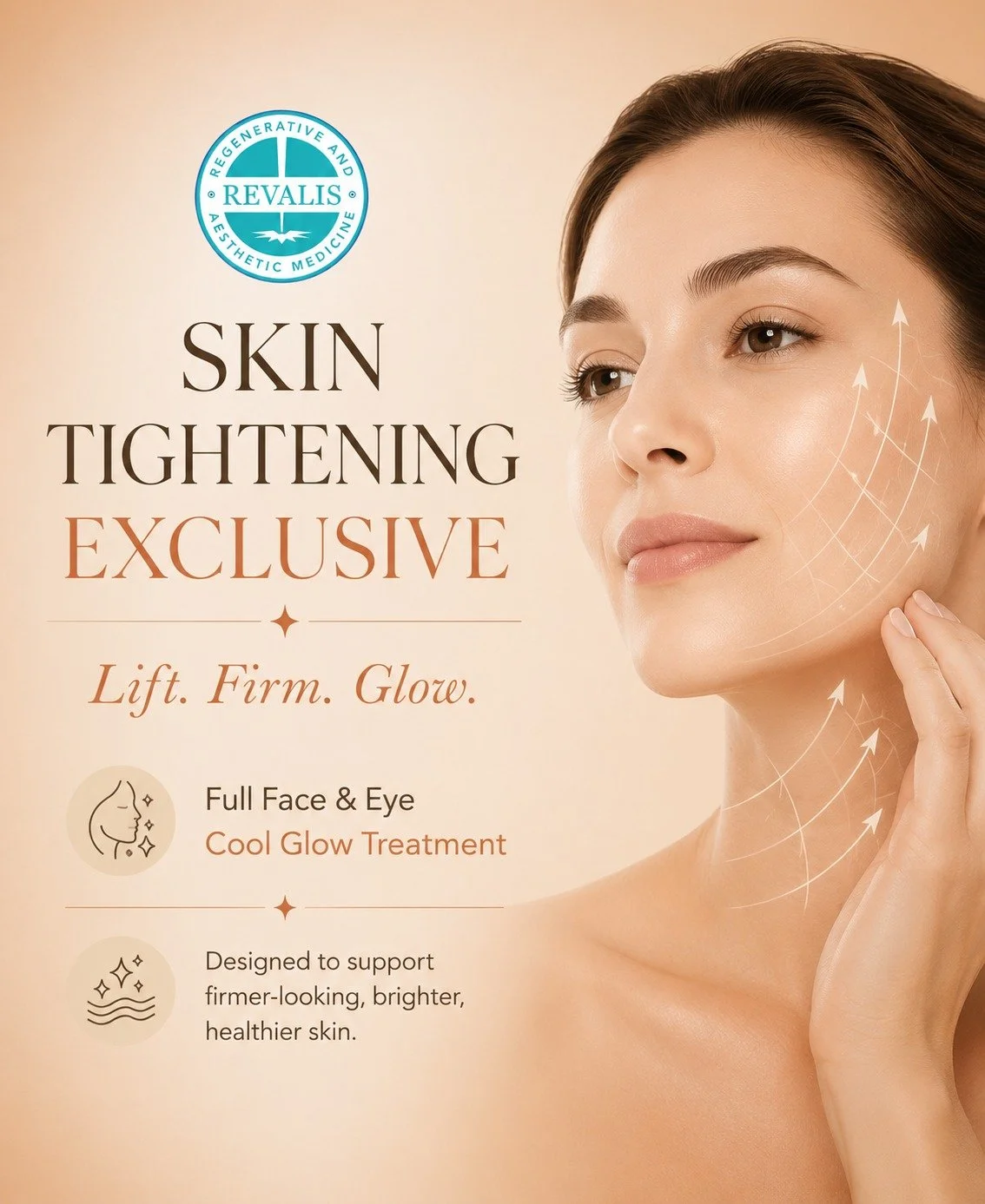 "If you're noticing your skin feeling a bit tired or losing its bounce, our new Cool Glow Treatment is exactly what you need to lift, firm, and restore that natural radiance.

Dr Natalia Perez and our team designed this exclusive skin tightening