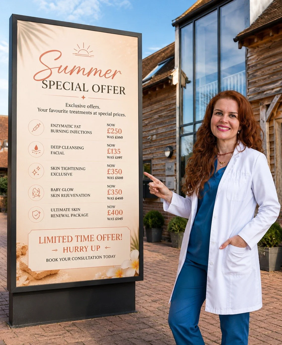 "Summer glow incoming! ✨

Dr Natalia Perez is running some amazing summer special offers at Revalis Clinic right now. If you&rsquo;ve been thinking about treating your skin, now is definitely the time to book.

Here are the deals available for a