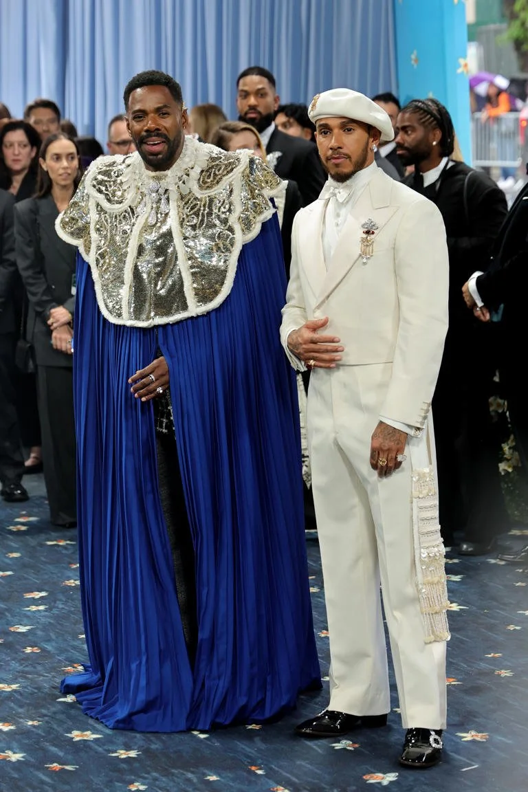 Colman Domingo and Lewis Hamilton at the MET Gala