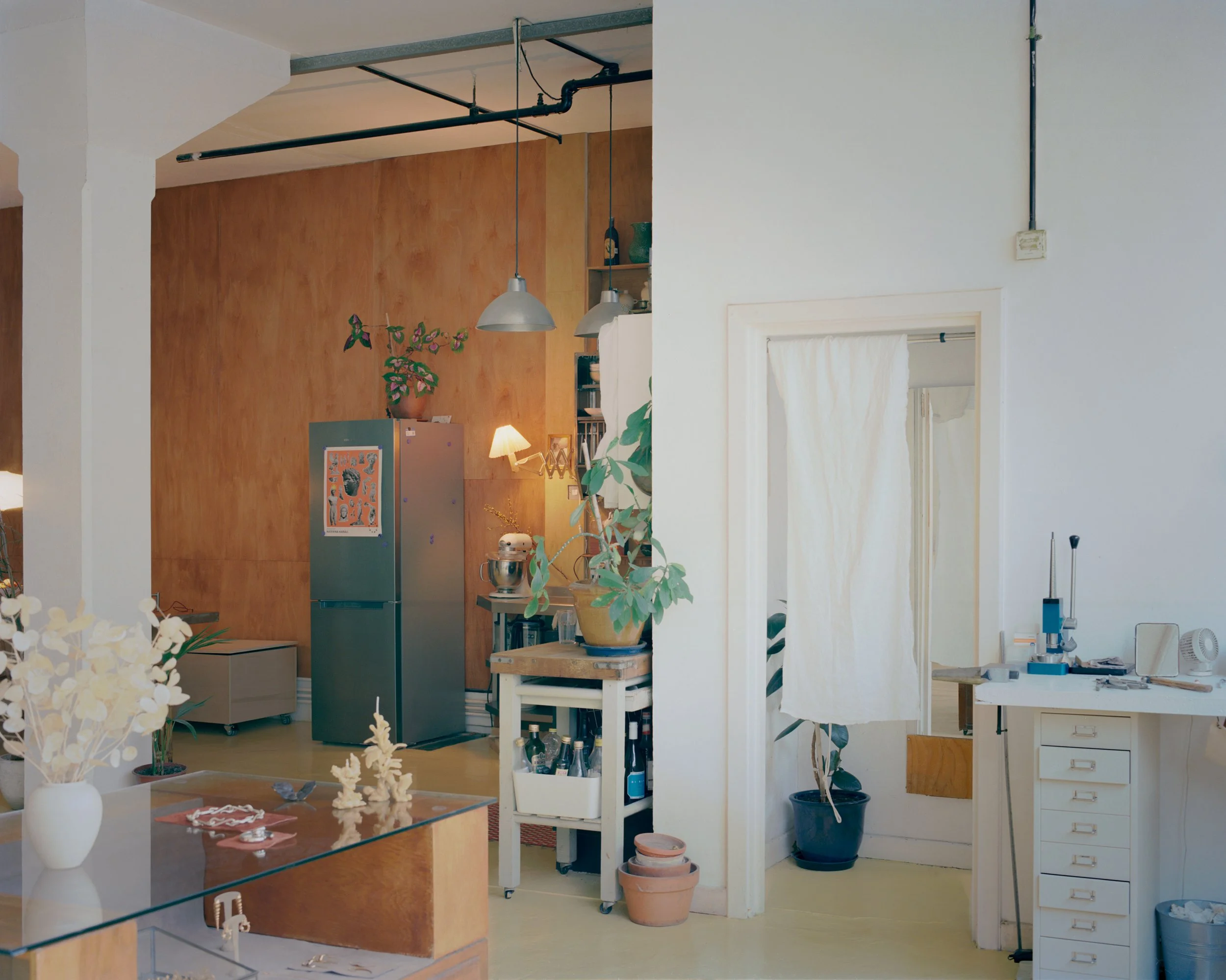 Unit 2F Hackney Wick Studio House by the artist Mutter shot by the photographer Willem Pab in Hackney Wick  London  England  UK