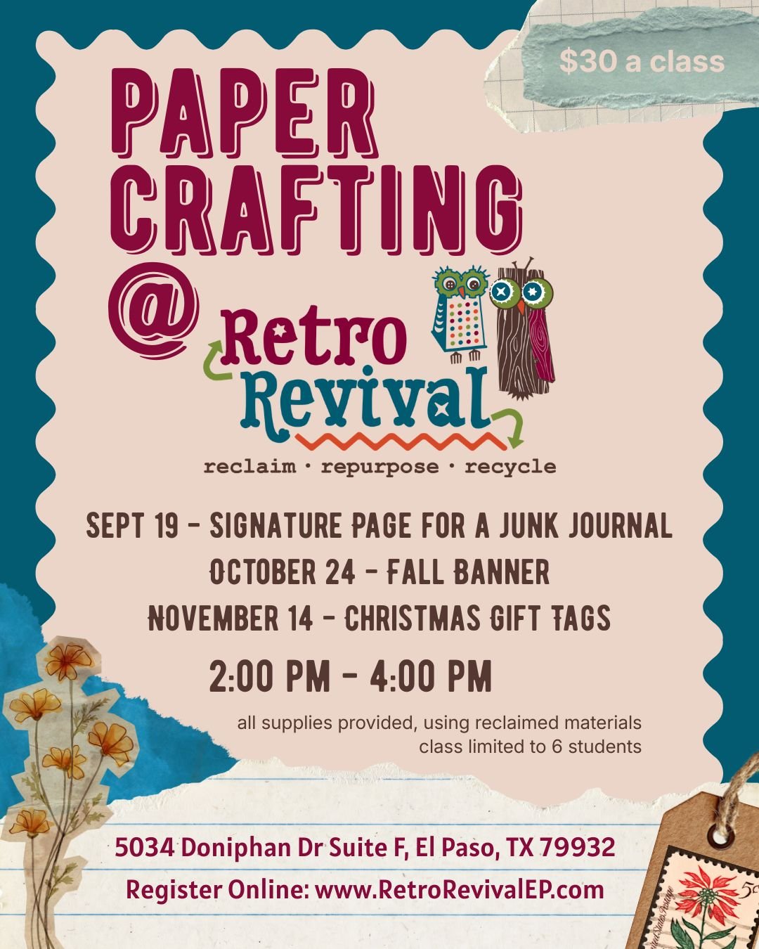Paper Crafting - Fall Banner