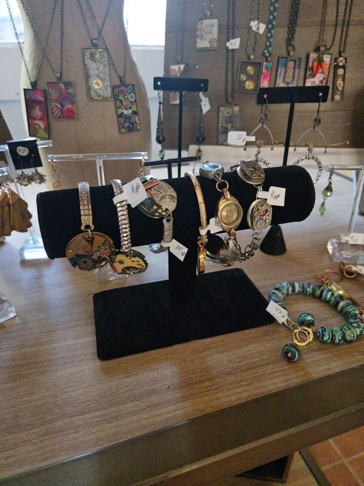 upcyled One of a Kind jewelry by Janice Ackerman