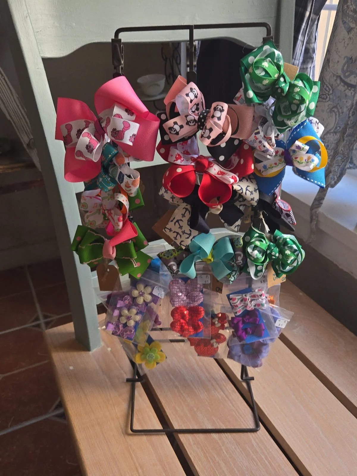 handmade ribbon bows by Michelle Stallard