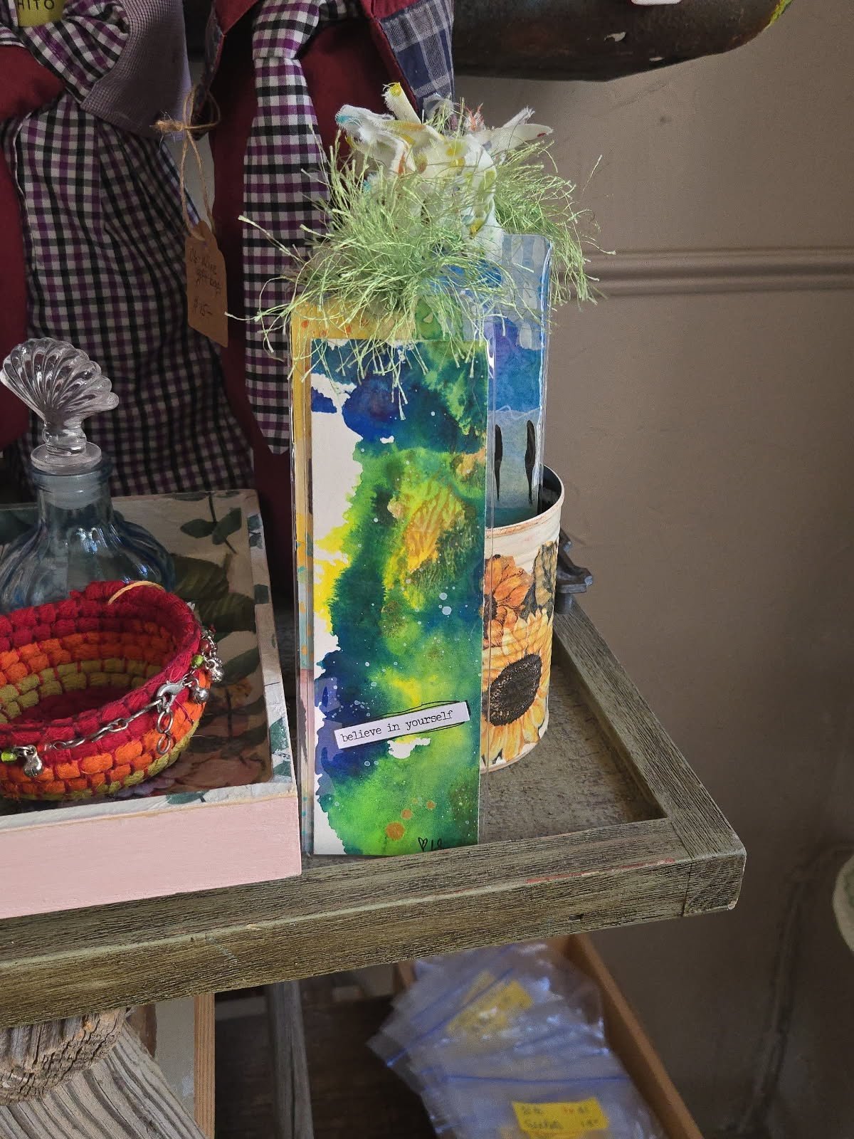 hand painted bookmarks by Laurie Sayward