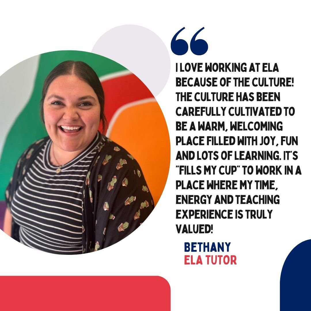 We love what we do and who we do it with! Bethany's words are a great example of what working at ELA feels like...and this overflows into how our students and families feel about us too! Truly a one of a kind environment.
.
.
.
.
.#edmondlearningacad