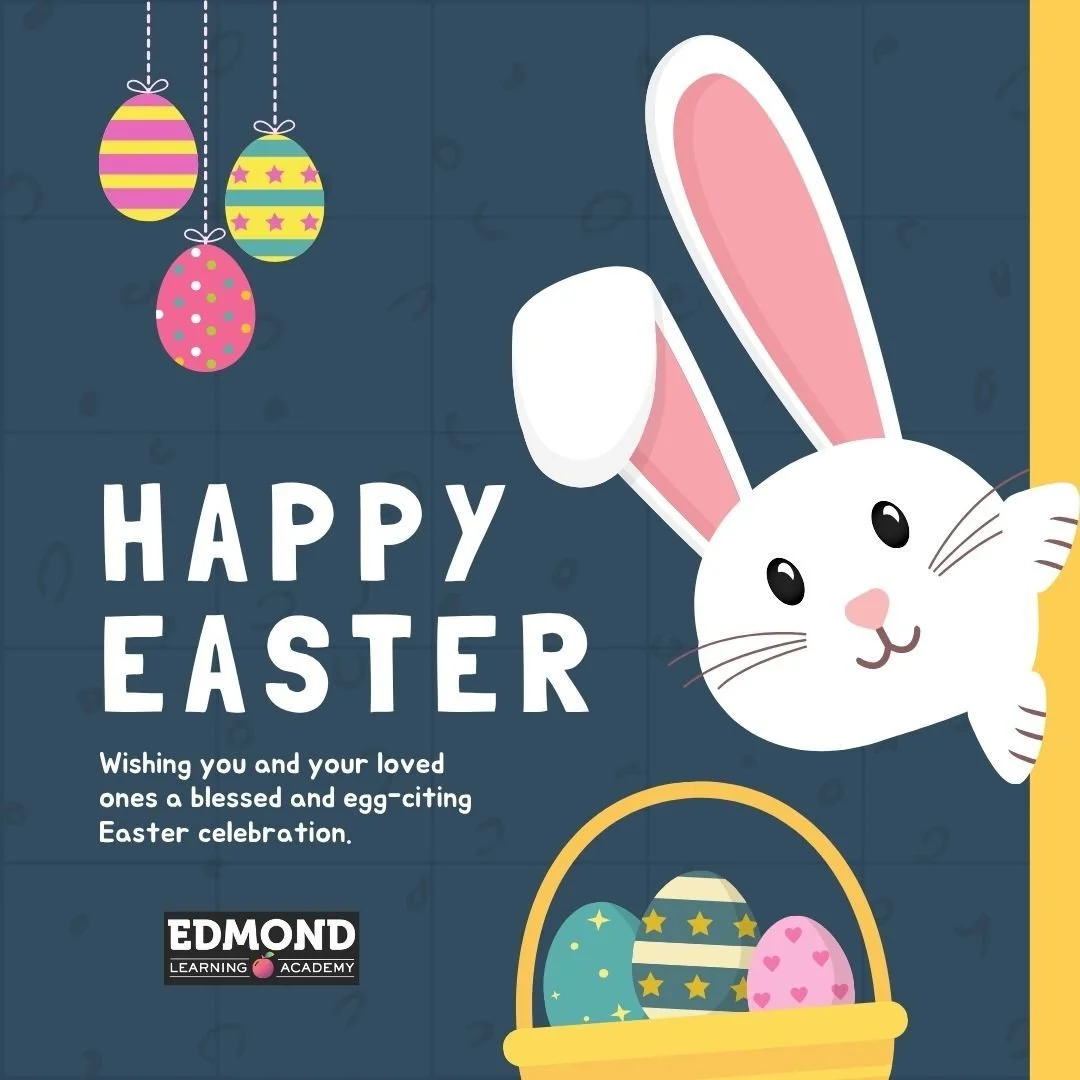 🌷📚 Wishing all of our students and families a hoppy and joyful Easter! May your day be filled with growth, learning, and egg-stra special moments. 🐰✨