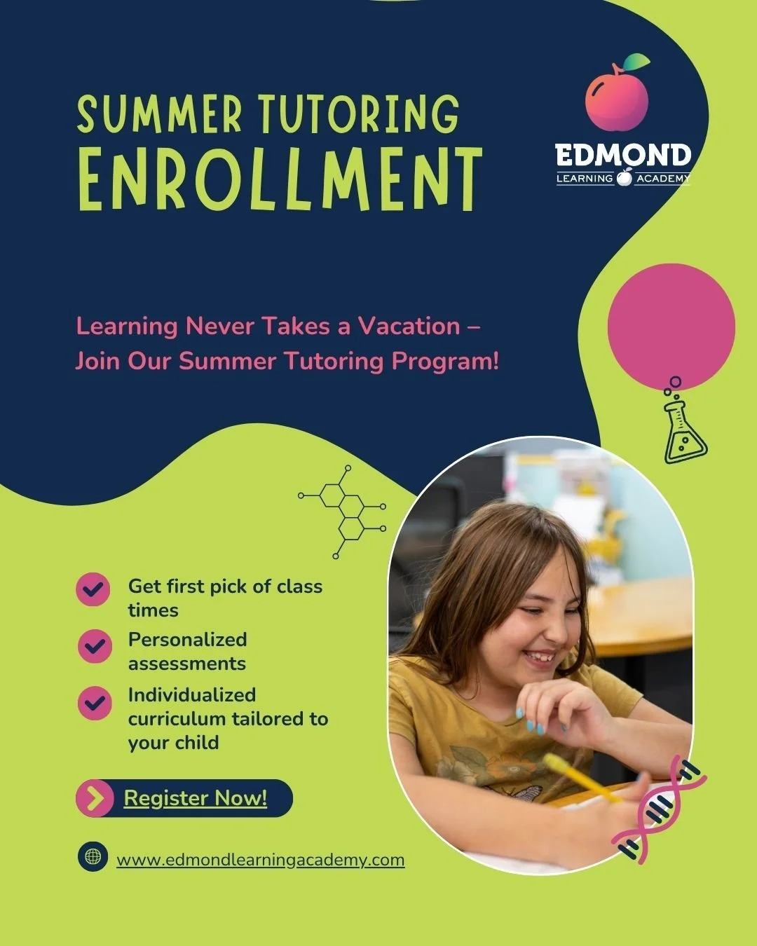 ☀️📚 Summer is the perfect time to get ahead&mdash;not catch up!

Give your student a confidence boost before the next school year with our summer tutoring sessions. Whether they need extra support or want to stay sharp, we&rsquo;ve got a plan that f