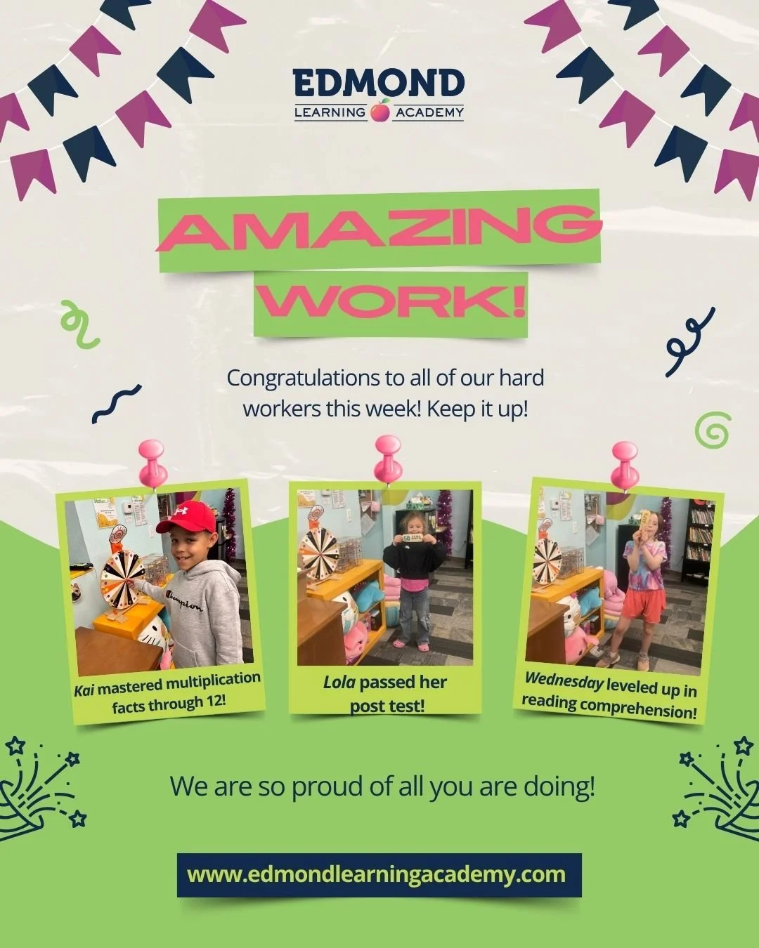 Hard work looks different for every student at the Edmond Learning Academy &mdash;but we see it all. 💪📚

The focus, the persistence, the &ldquo;try again&rdquo; moments&hellip; it all adds up. We&rsquo;re so proud of our students for showing up, pu