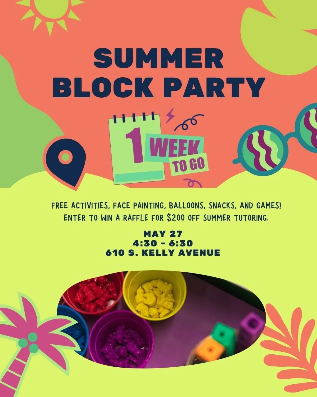 🎈📚 Summer fun meets summer learning! ☀️

Come celebrate with us at our Summer Block Party featuring FREE games, snacks, balloons, face painting, and activities for kids of all ages! 🎨🍿

Don&rsquo;t forget to enter our raffle for a chance to win $