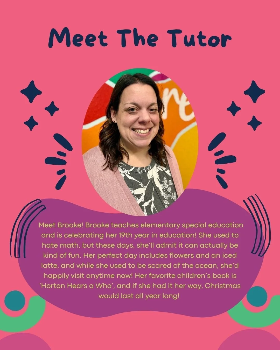🎉 It&rsquo;s Meet the Tutor Monday! Get to know one of the amazing people who helps make learning happen at ELA! 📚✨

Give Brooke a 👋 in the comments and tell us your favorite children&rsquo;s book! 📖💬