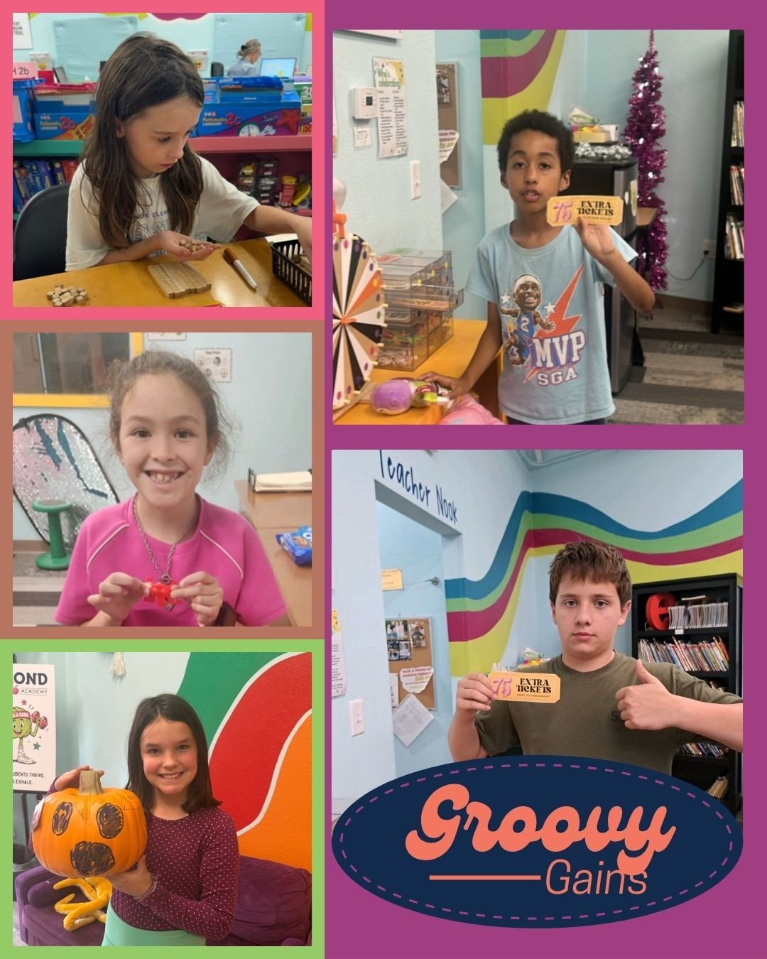 These kids are making some GROOVY GAINS! 

Great lessons, hard work, and incredible attitudes are adding up to some amazing progress! 💛📚 We love seeing our students show up, give their best, and keep growing every step of the way.

Keep shining, ke
