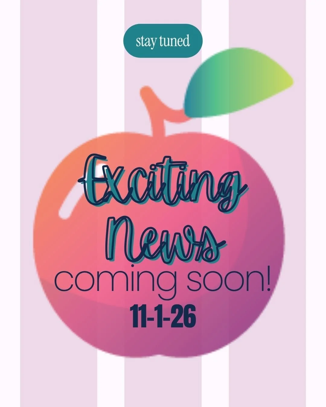 🎉✨ We have some EXCITING news to share! ✨🎉

Edmond Learning Academy has something special coming your way, and we can&rsquo;t wait to tell you all about it! 👀💜

📅 Mark your calendars for Sunday, November 1! You won&rsquo;t want to miss this!

An