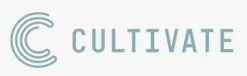 Logo with the word 'CULTIVATE' and a stylized 'C' design.