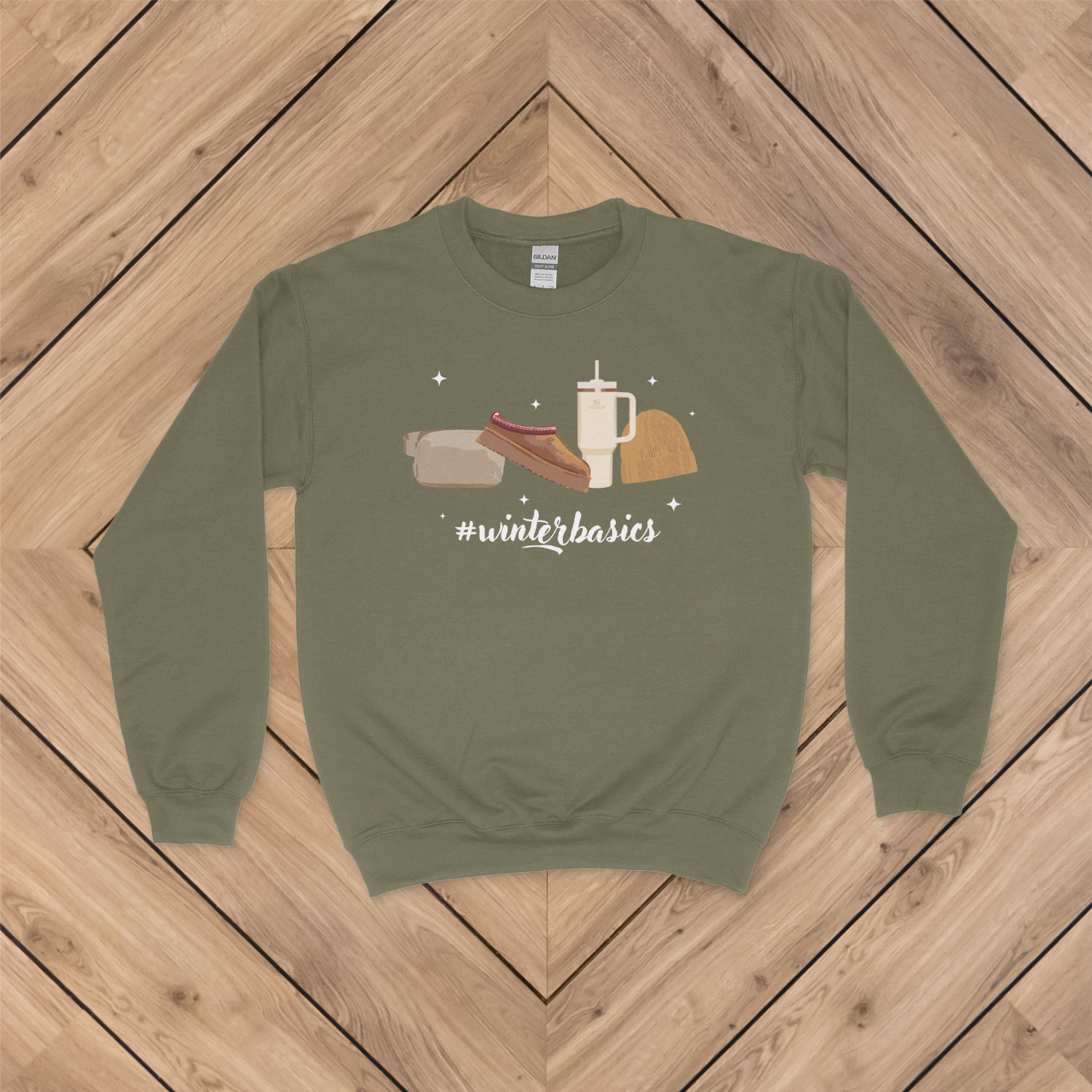 #WinterBasics Crewneck Sweatshirt