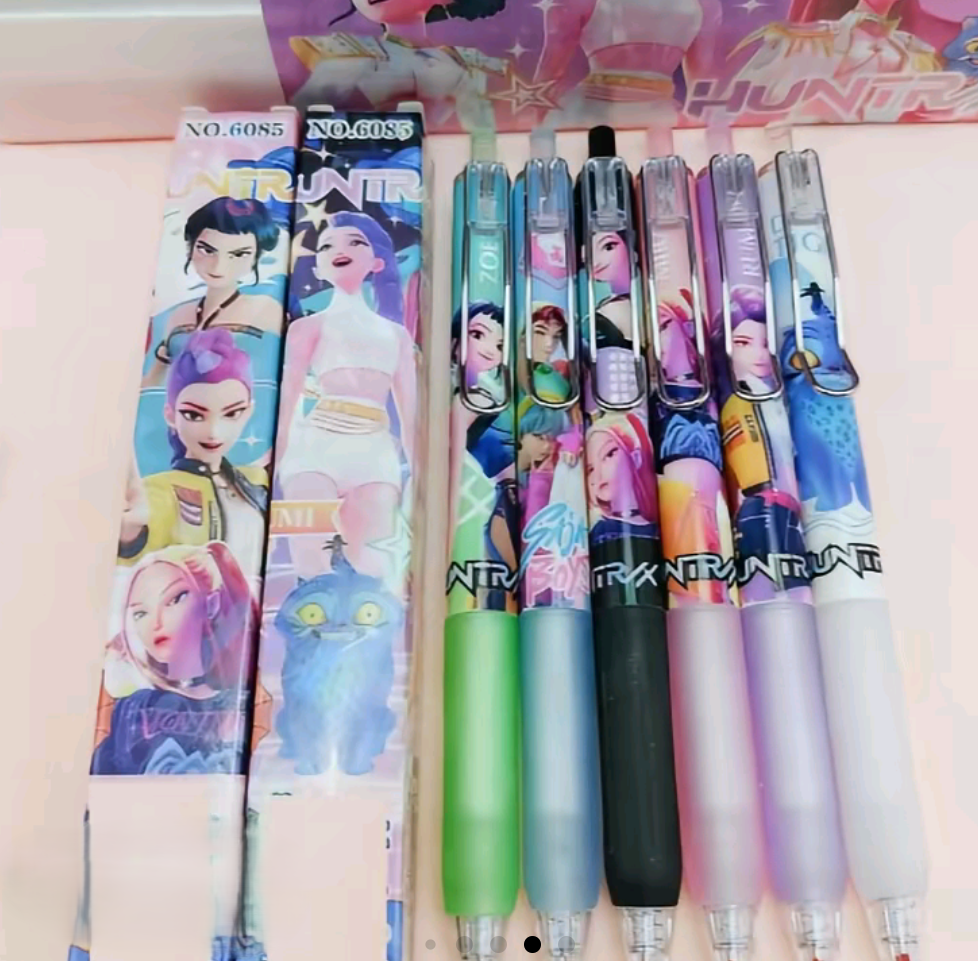 KPOP Demon Hunters Mystery Gel Pen – Floral Scented Blind Box