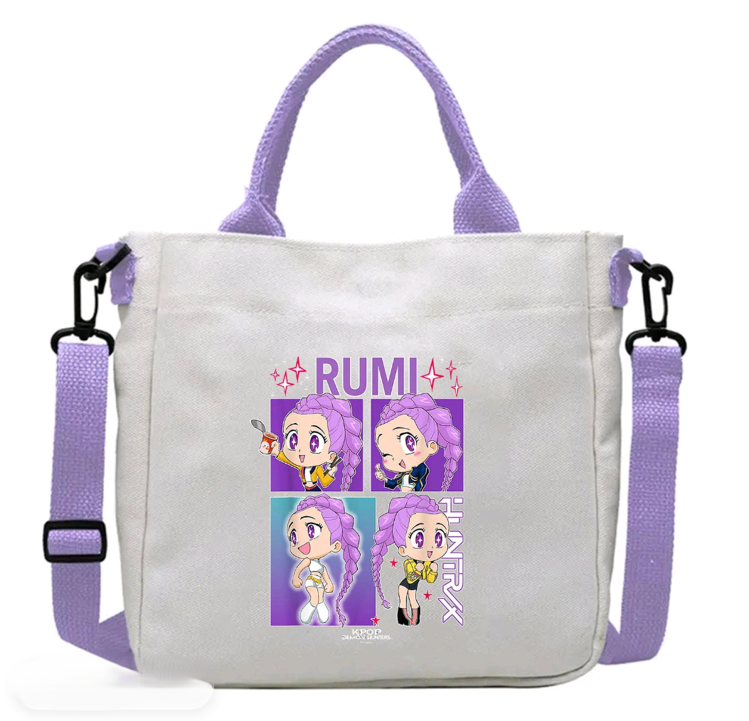 KPOP Demon Hunters Canvas Crossbody Tote – 2 Styles Available (Copy)