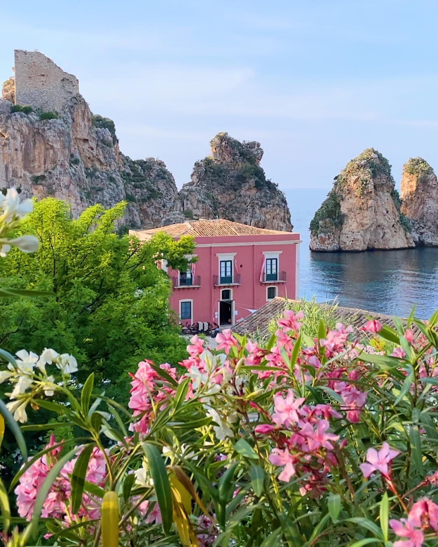 Slow soft days in Scopello, Sicily 🇮🇹 
One of Italy&rsquo;s best gems, @tonnaradiscopello is a property which truly embodies la dolce vita. With a historic past, it&rsquo;s own private cove and glittering sea views, it&rsquo;s no wonder this hideaw