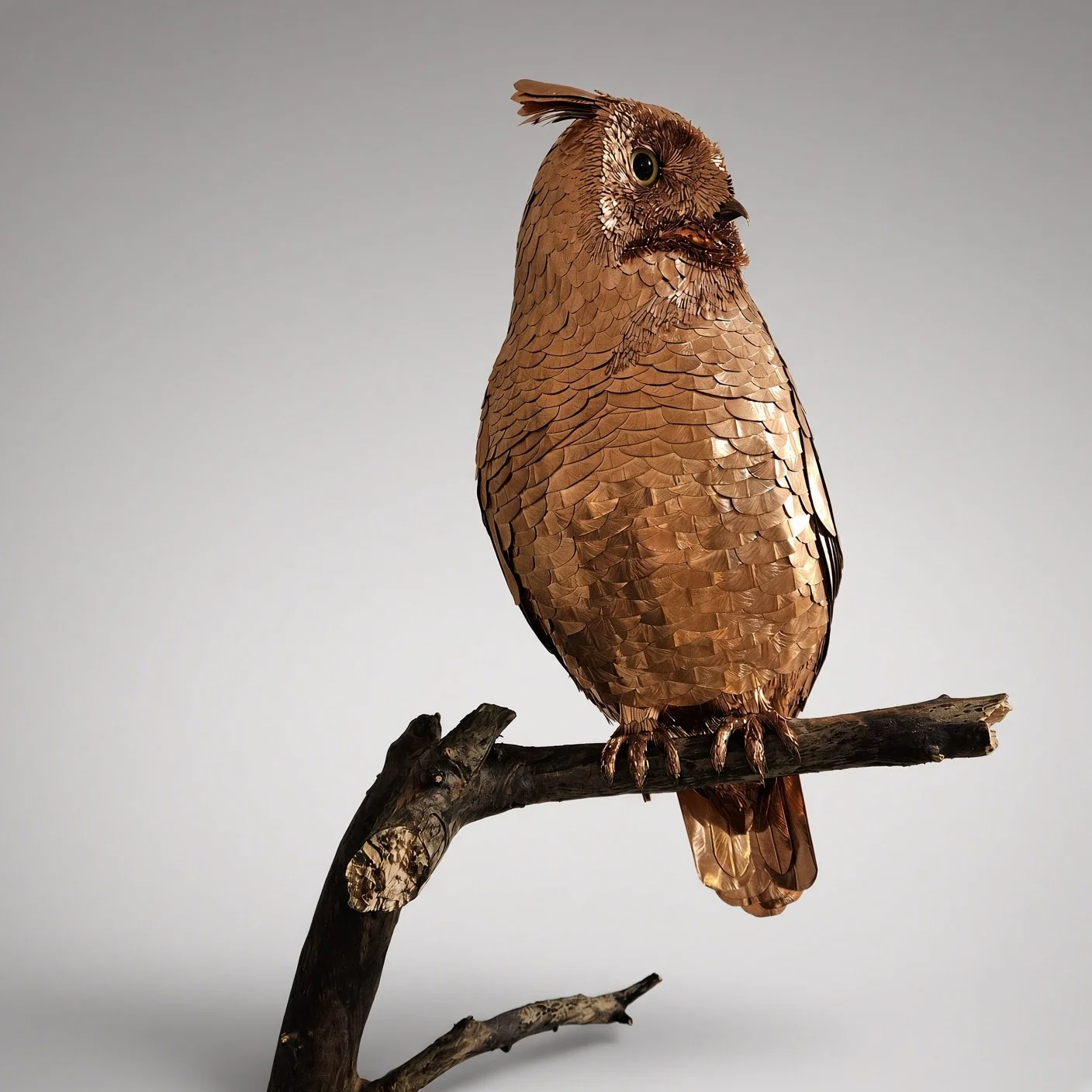 Front view with the head turned