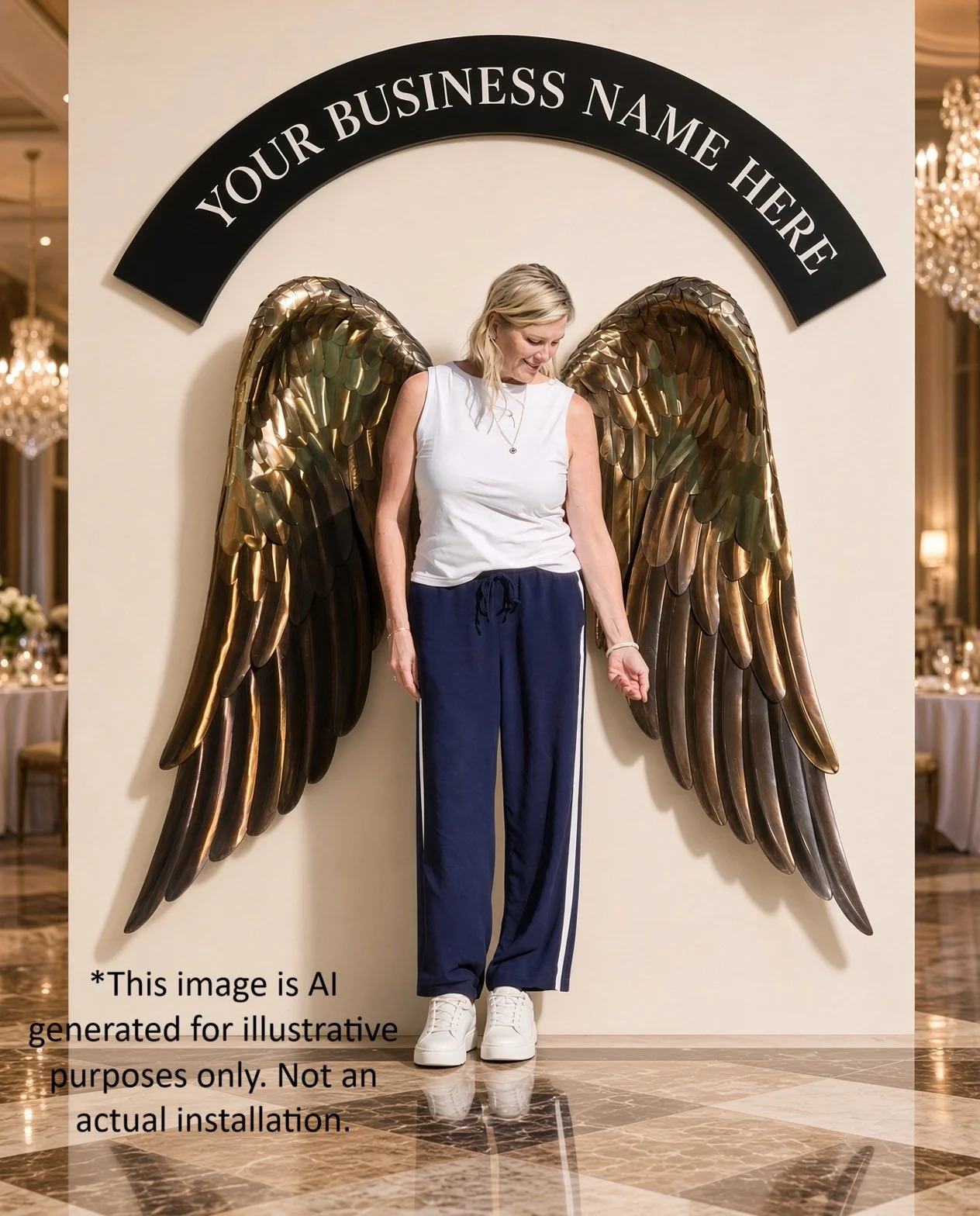 Photo op large angels wings AI generated with note.jpg