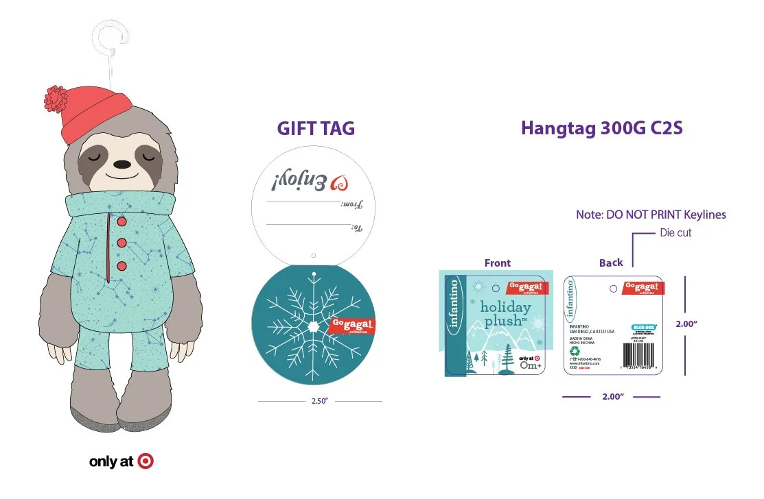 Holiday Packaging Dieline