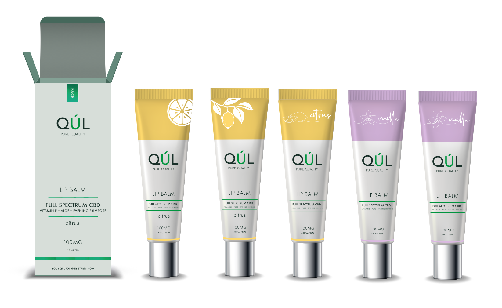 QÚL Lip Balm Product & Packaging Concepts