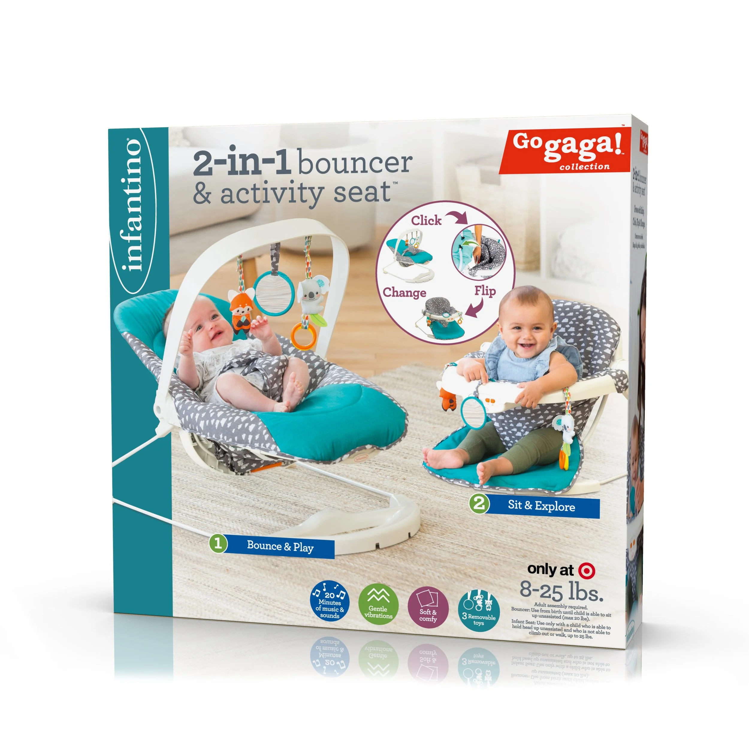 Seat to Bouncer Packaging 