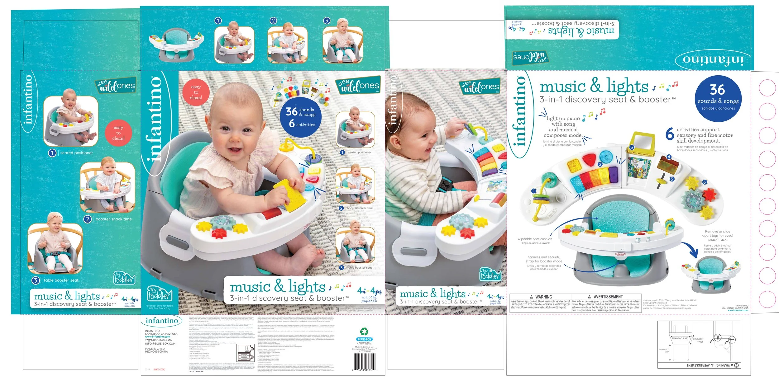 Music and Lights Dieline