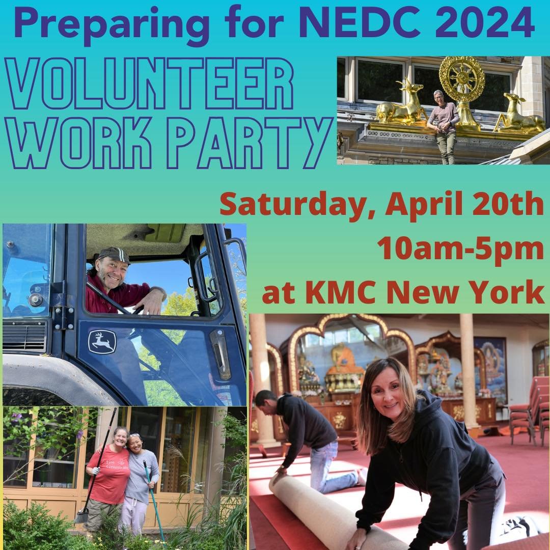 The Northeast Dharma Celebration is coming up April 26-28 at KMC NY. 

🖥️ 🧘Available both in person and online. Kadam Morten Clausen will grant the empowerment of Je Tsongkhapa and give teachings on the Migtsema prayer. 

⭐️Nestled  in 82 acres of 