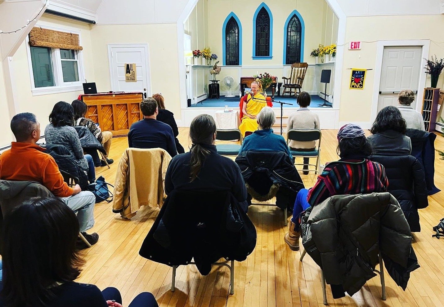 Maine meditation event at Portland New Church