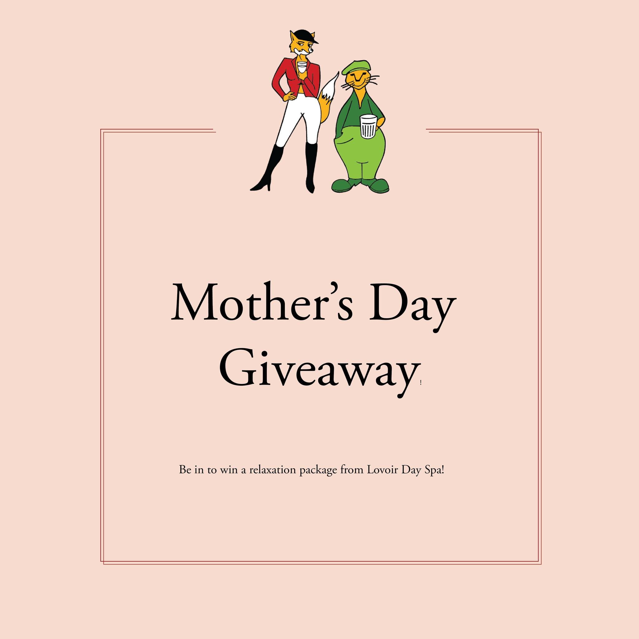 Mums, it's your turn! Book in with us this Mother's Day and be in to win a Lovoir Day Spa relaxation package 😍

Simply book at foxandferret.co.nz/bookings and make sure you choose the &quot;Mother's Day&quot; toggle!

Oh... and there may be a treat 