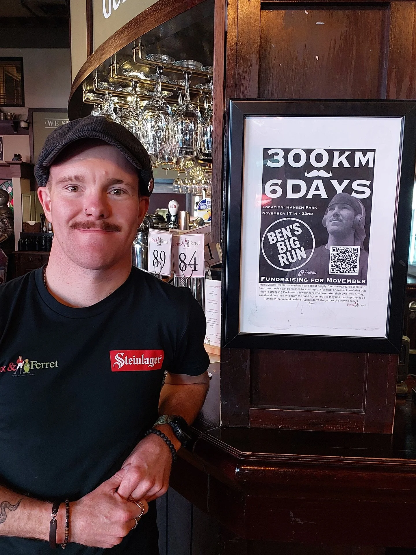 We&rsquo;re so stoked to see one of the Fox legends @bmcdrury doing of the most epic things for @movember.nz 

Ben will be running 300kms in 6 days to raise money. If you&rsquo;d like to donate please visit the link in our bio!
