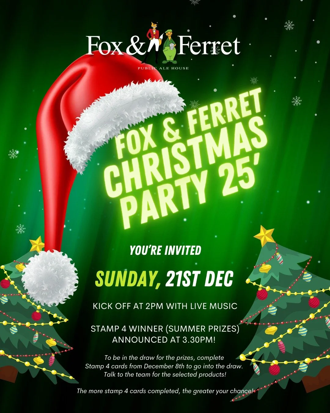 We can't wait to celebrate the silly season with you!