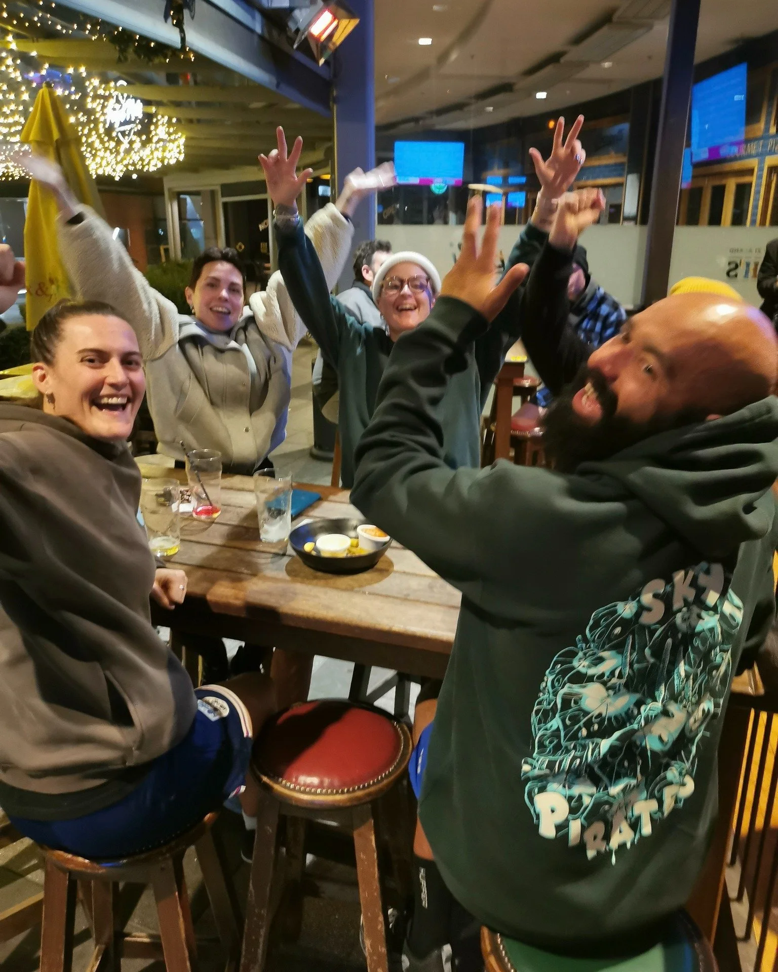 Hands up for quiz night!

Join us every Tuesday from 6:30PM for a 7PM sharp start to our weekly quiz night. Expect hard-hitting trivia, great prizes, and plenty of food and drinks flowing - it&rsquo;s the perfect way to spice up your week.

Register 