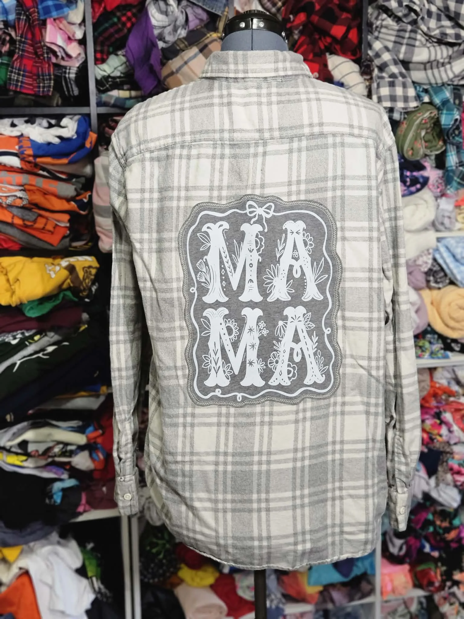 MAMA Flannel Upcycle