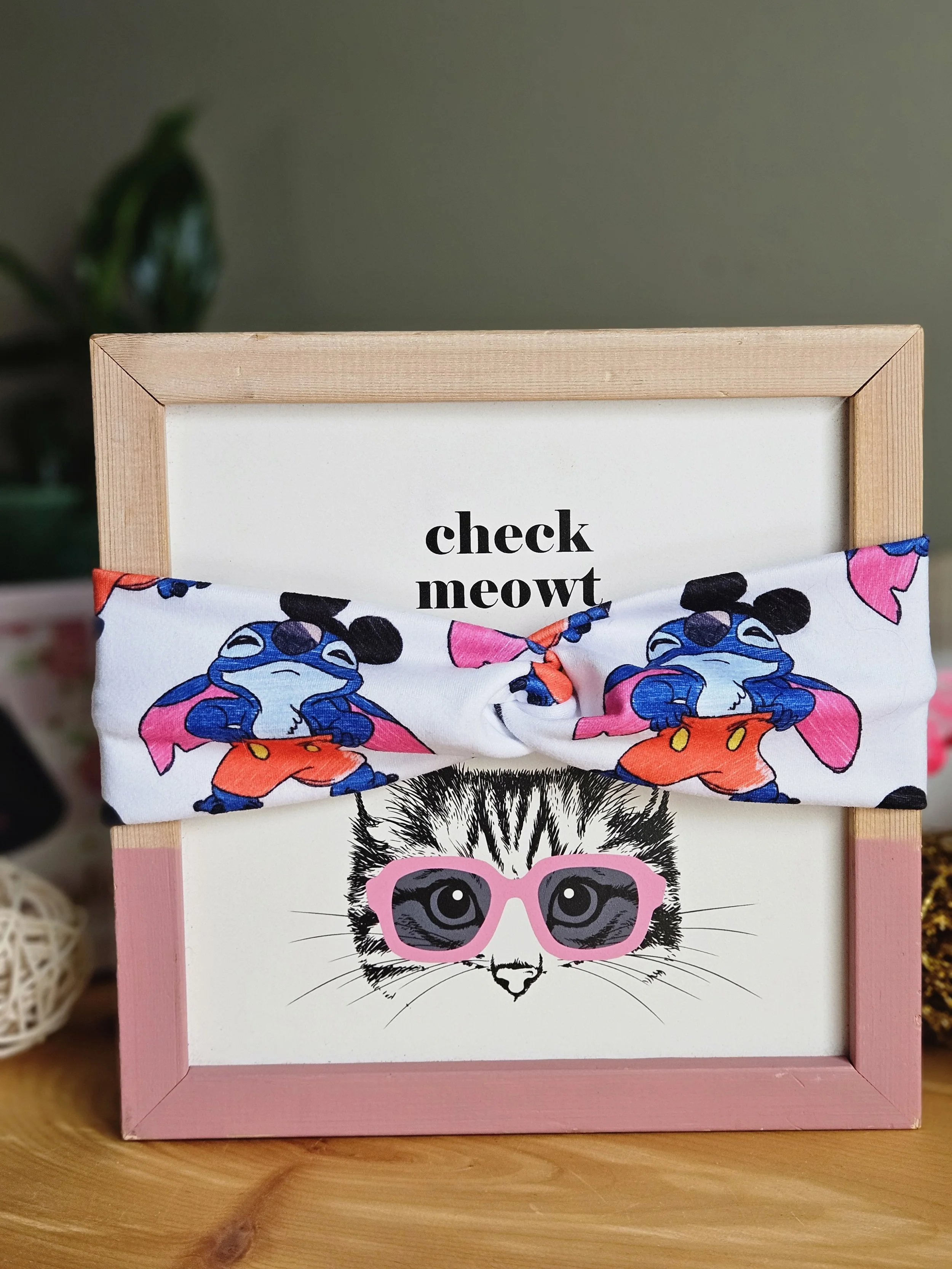 Stitch-y Mouse Twist or Not Headband -Child Size